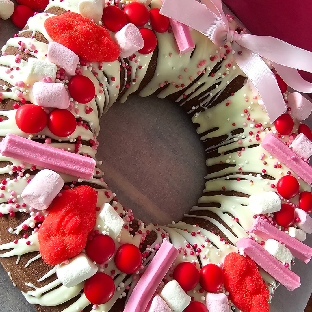 Valentine's Day Rocky Road Wreath - Pre Order